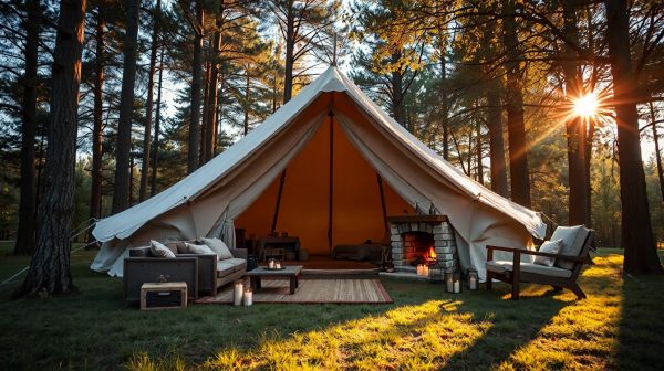 Camping de luxe : la quintessence des vacances relaxantes